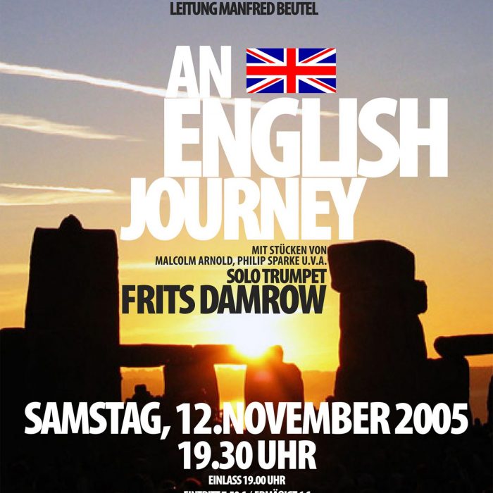 Konzertplakat „An English Journey“, November 2005
